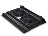 Подставка для охлаждения ноутбука DEEPCOOL N8 BLACK (8шт/кор, до 17", вентилятор 2x140мм,  алюминий, черный, 2USB ) Retail box