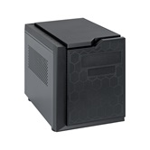 Корпус CHIEFTEC CUBE CI-01B-OP, mini-ITX, mATX, черный
