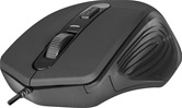 Мышь проводная  Defender Datum MB-347 черный,4 кнопки, 800-1600 dpi  52347