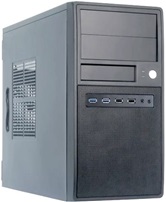 Корпус CHIEFTEC MESH CT-04B-OP, mini-ITX, mATX, черный
