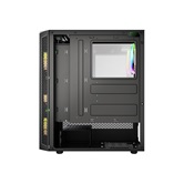 Корпус Powercase Mistral X4 Mesh LED, Tempered Glass, 4x 120mm 5-color fan, чёрный, ATX  (CMIXB-L4)
