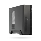 Корпус CHIEFTEC UNI UE-02B-OP, Slimline desktop, SFX, mini-ITX, mATX, черный