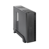 Корпус CHIEFTEC UNI UE-02B-OP, Slimline desktop, SFX, mini-ITX, mATX, черный