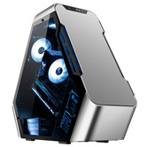 Корпус JONSBO TR03-A Silver, TG, mini-ITX, mATX, ATX, серебристый