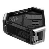 Корпус JONSBO TR03-A Silver, TG, mini-ITX, mATX, ATX, серебристый