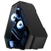 Корпус JONSBO TR03-A Black, TG, mini-ITX, mATX, ATX, черный