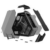 Корпус JONSBO TR03-A Black, TG, mini-ITX, mATX, ATX, черный