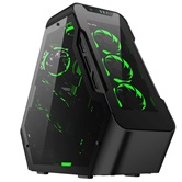 Корпус JONSBO TR03-G Black, TG, mini-ITX, mATX, ATX, черный