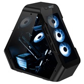 Корпус JONSBO TR03-G Black, TG, mini-ITX, mATX, ATX, черный