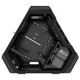 Корпус JONSBO TR03-G Black, TG, mini-ITX, mATX, ATX, черный