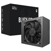 Блок питания 1STPLAYER BLACK.SIR 600W / ATX 2.4, APFC, 80 PLUS Standard, Double Forward, 120mm fan, non-modular / SR-600W