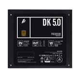 Блок питания 1STPLAYER DK PREMIUM 500W / ATX 2.4, APFC, 80 PLUS Bronze, Double Forward, Japan main cap, 120mm fan, non-modular / PS-500AX