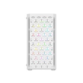 Корпус Powercase Mistral Micro T3W, Tempered Glass, Mesh, 2x 140mm + 1х 120mm 5-color fan, белый, mATX  (CMIMTW-L3)