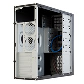 Корпус CHIEFTEC MESH CQ-01B-U3-OP, mini-ITX, mATX, ATX, черный