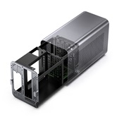 Корпус JONSBO N1 Gray, 1x140mm Fan, mini-ITX, SFX, серый