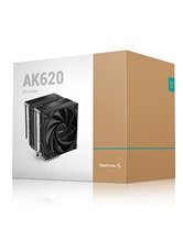 Кулер DEEPCOOL AK620 LGA20XX/1700/1200/115X/AM5/AM4 (8шт/кор, TDP 260W, PWM, DUAL Fan 120mm, 6 тепл. трубок, Copper Base, черный) RET