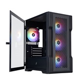 Корпус 1STPLAYER TRILOBITE T3 Black / mATX / 4x 120mm FRGB fans / T3-BK-4F1