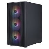 Корпус 1STPLAYER FIREBASE X3-M Black / mATX / 4x120mm FRGB fans / X3-M-BK-4F1