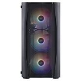 Корпус 1STPLAYER FIREBASE X3-M Black / mATX / 4x120mm FRGB fans / X3-M-BK-4F1