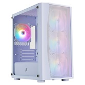 Корпус 1STPLAYER FIREBASE X3-M White / mATX / 4x120mm FRGB fans / X3-M-WH-4F1-W