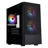 Корпус 1STPLAYER FIREBASE X4-M Black / mATX / 1x120mm & 2x140mm FRGB fans / X4-M-BK-2F1P-1F1