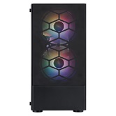 Корпус 1STPLAYER FIREBASE X4-M Black / mATX / 1x120mm & 2x140mm FRGB fans / X4-M-BK-2F1P-1F1