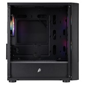 Корпус 1STPLAYER FIREBASE X4-M Black / mATX / 1x120mm & 2x140mm FRGB fans / X4-M-BK-2F1P-1F1