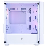 Корпус 1STPLAYER FIREBASE X4-M White / mATX / 1x120mm & 2x140mm FRGB fans / X4-M-WH-2F1P-W-1F1-W