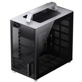 Корпус JONSBO T8 PLUS Silver, TG, 1x140mm FRGB fan, mini-ITX, серебристый