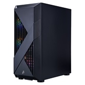 Корпус 1STPLAYER FIREROSE F3-A Black / ATX / 4x120mm FRGB fans / F3-A-BK-4F1