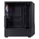 Корпус 1STPLAYER FIREROSE F3-A Black / ATX / 4x120mm FRGB fans / F3-A-BK-4F1