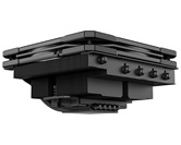 Кулер ID-COOLING IS-55 ARGB LGA1700/1200/115X/AM5/AM4 низкопрофильный высота 55mm (18шт/кор, TDP 125W, PWM, 5 тепл.трубок + медная база, ARGB FAN 120mm, черный) BOX