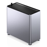 Корпус JONSBO Jonsplus i400-A Silver, mini-ITX, mATX, ATX, серебристый