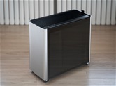 Корпус JONSBO Jonsplus i400-G Silver, TG, mini-ITX, mATX, ATX, серебристый