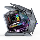 Корпус JONSBO MOD-3 Mini Gray, TG, mini-ITX, mATX, серебристый