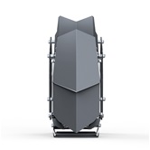 Корпус JONSBO MOD-3 Mini Gray, TG, mini-ITX, mATX, серебристый