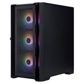 Корпус 1STPLAYER TRILOBITE T4 MESH FRGB Black / mATX / 4x120mm FRGB fans / T4-BK-4F1