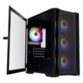 Корпус 1STPLAYER TRILOBITE T4 MESH FRGB Black / mATX / 4x120mm FRGB fans / T4-BK-4F1