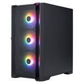 Корпус 1STPLAYER TRILOBITE T4-G GLASS FRGB Black / mATX / 4x120mm FRGB fans / T4-G-BK-4F1