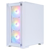 Корпус 1STPLAYER TRILOBITE T4-G GLASS FRGB White / mATX / 4x120mm FRGB fans / T4-G-WH-4F1-W