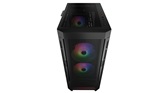 Корпус Cougar Airface RGB Black, 2х140mm + 1x120mm ARGB Fan, ARGB Fan Hub, без БП, черный, ATX / CGR-5ZD1B-AIR-RGB