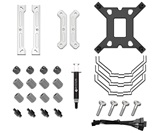 Кулер ID-COOLING SE-207-XT SLIM SNOW LGA20XX/1700/1200/115X/AM5/AM4 (12шт/кор, TDP 220W, PWM, 7 тепл.трубок + медная база, 1 x FAN 120mm, белый) RET