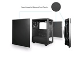 Корпус CHIEFTEC ELOX AS-01B-OP, звукоизоляция, mini-ITX, mATX, ATX, черный