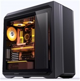 Корпус JONSBO D500 Black, TG, ARGB LED-strips, mini-ITX, mATX, ATX, E-ATX, черный