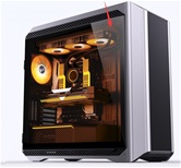 Корпус JONSBO D500 Black, TG, ARGB LED-strips, mini-ITX, mATX, ATX, E-ATX, черный