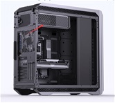 Корпус JONSBO D500 Black, TG, ARGB LED-strips, mini-ITX, mATX, ATX, E-ATX, черный