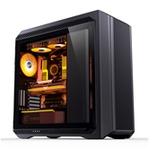 Корпус JONSBO D500 Black, TG, ARGB LED-strips, mini-ITX, mATX, ATX, E-ATX, черный