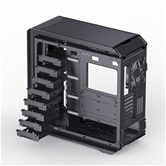 Корпус JONSBO D500 Black, TG, ARGB LED-strips, mini-ITX, mATX, ATX, E-ATX, черный
