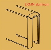 Корпус JONSBO D500 Silver, TG, ARGB LED-strips, mini-ITX, mATX, ATX, E-ATX, серебрянный