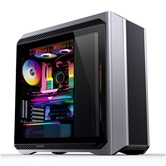 Корпус JONSBO D500 Silver, TG, ARGB LED-strips, mini-ITX, mATX, ATX, E-ATX, серебрянный